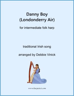 Danny Boy (Londonderry Air)- intermediate folk harp