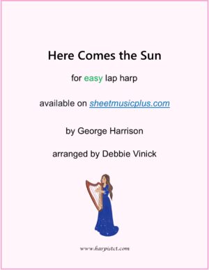 Here Comes the Sun- easy lap harp