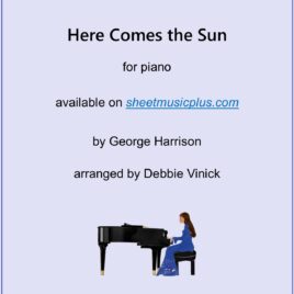 Here Comes the Sun for piano