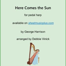 Here Comes the Sun- pedal harp