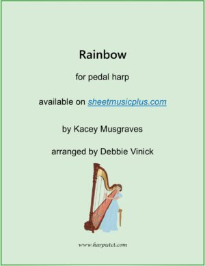 Rainbow- pedal harp