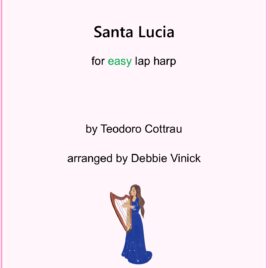 Santa Lucia- easy lap harp