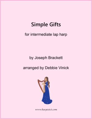 Simple Gifts- intermediate lap harp