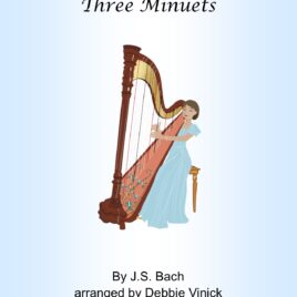 Three Minuets- pedal harp