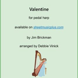 Valentine- pedal harp