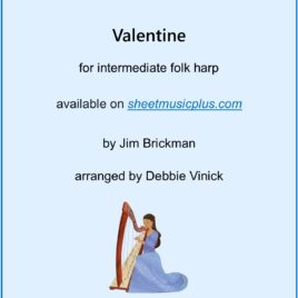 Valentine- intermediate folk harp
