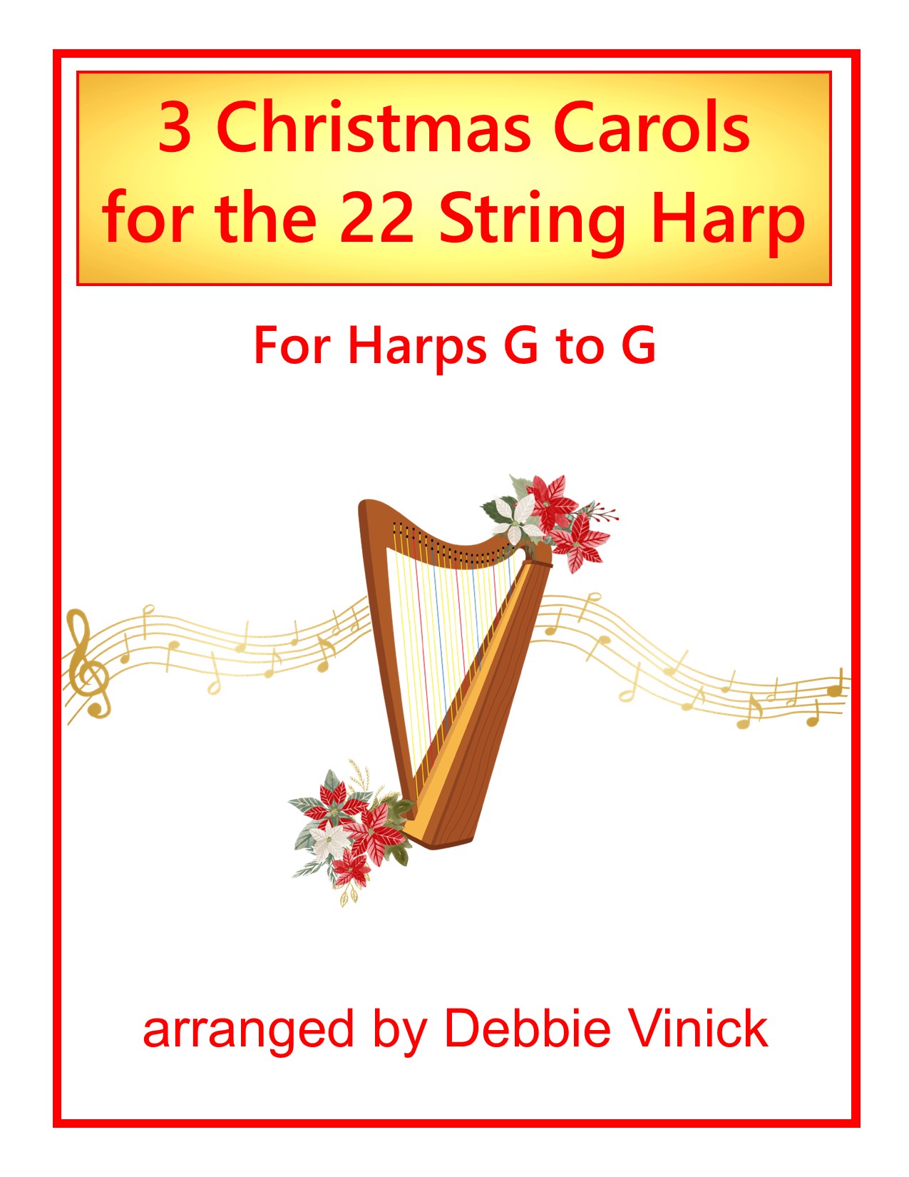 3 Christmas Carols for the 22 String harp G to G